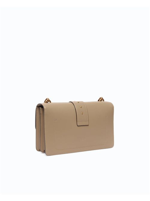 Borsa a tracolla media Love Bag One in pelle con fibbia gioiello PINKO | 107070A0F1/I49Q